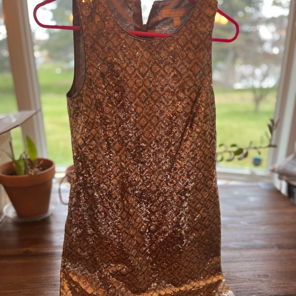 Fabulous gold and silver cocktail dress! Only wore a couple times!